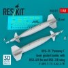 RESKIT RS48-0521 GBU-10 Paveway I laser guided bombs with BSU-4/B fin and BSU-3/B wing (2 pcs) (3D Printed) 1/48